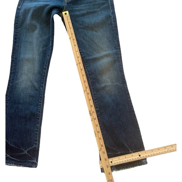 Mother | Insider ankle in "Mile High" dark denim wash jeans | size 24 - Picture 6 of 10